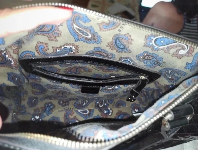 Mango patent leather bowling bag – photo 4